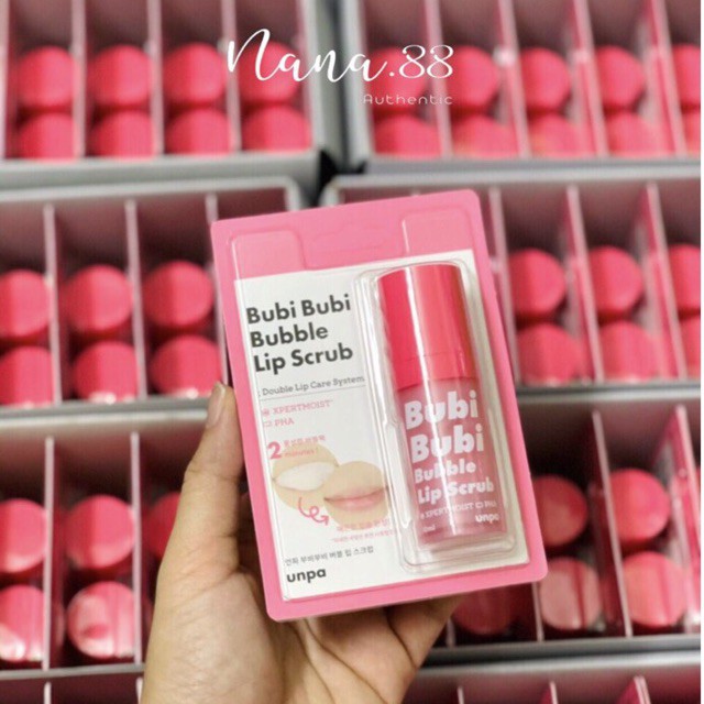 TẨY TẾ BÀO CHẾT MÔI SỦI BỌT  BUBI BUBI LIP