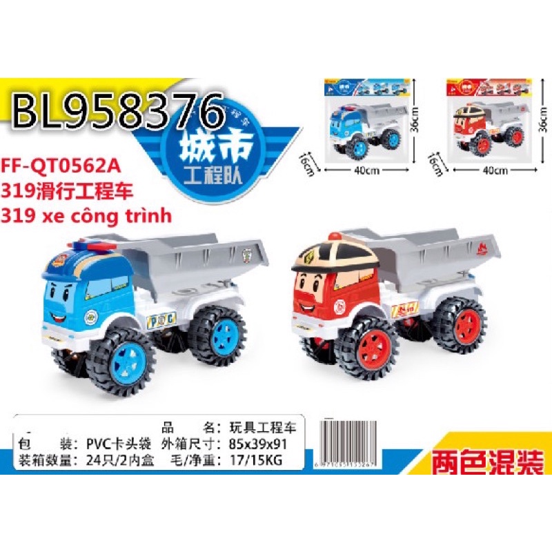 Xe Ben công trình Poli