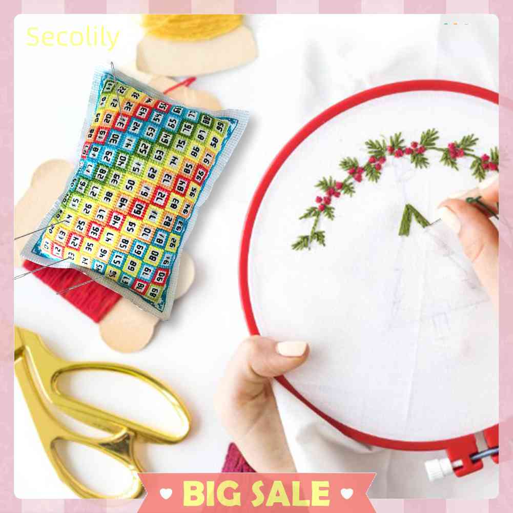 Túi Đựng Kim Thêu Tranh Chữ Thập DIY