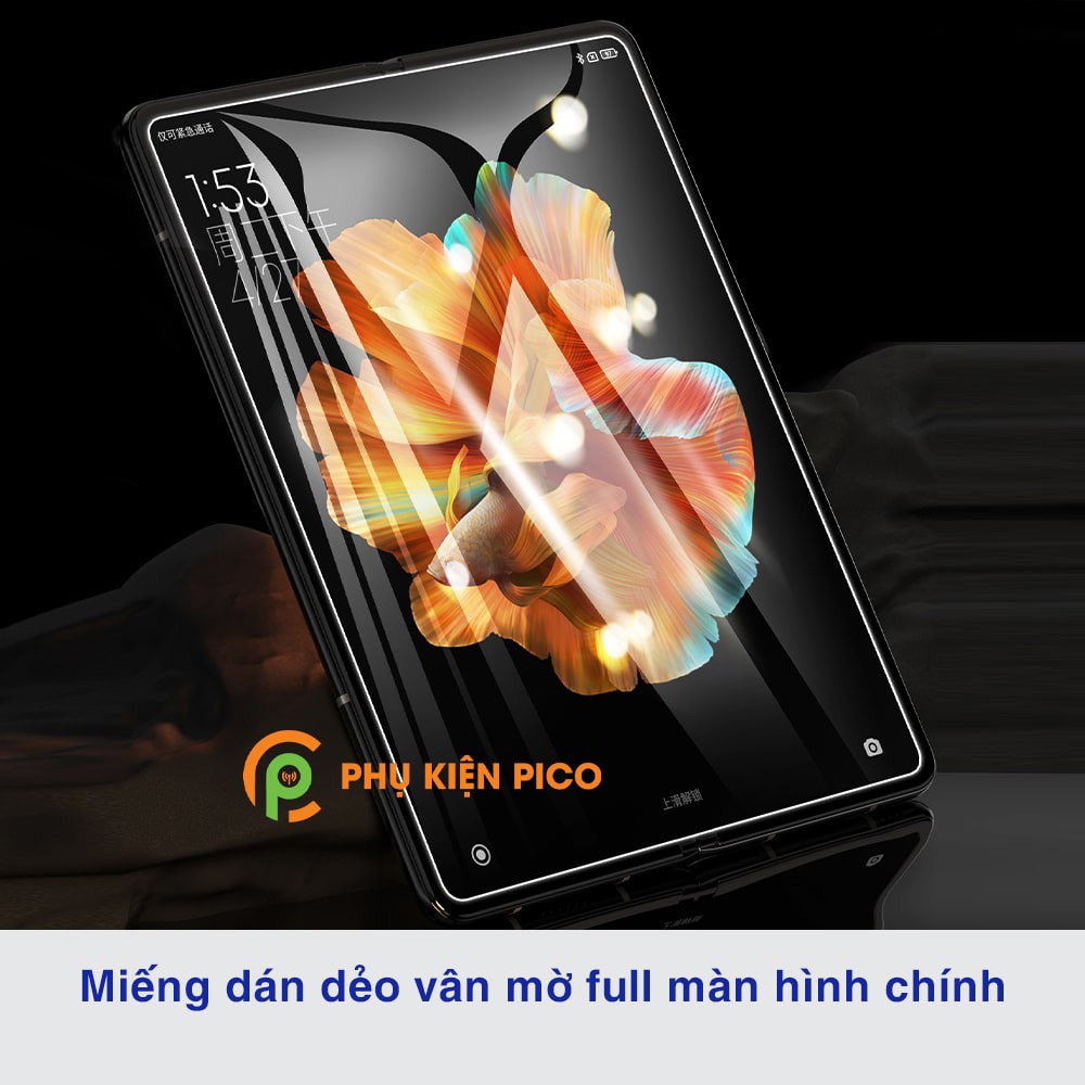 Dán màn hình Mi Mix Fold full màn chính chống bám vân tay dẻo vân mờ - Dán màn hình chính Xiaomi Mi Mix Fold