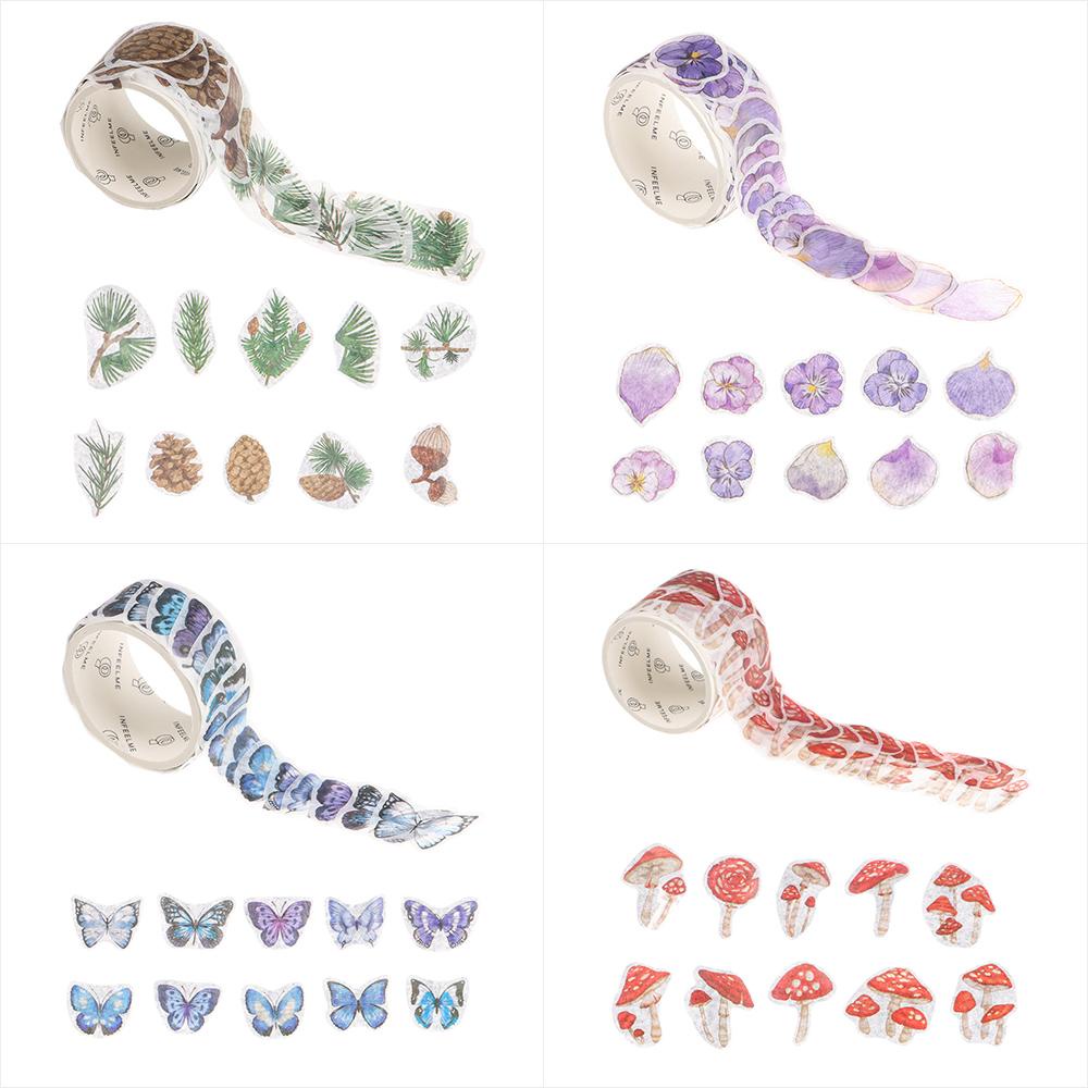 Cuộn 100 Nhãn Dán Trang Trí Sổ Tay