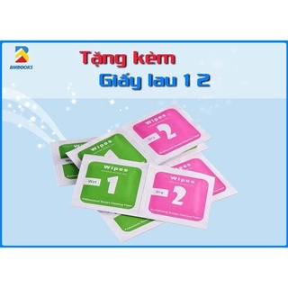 Giấy note cute vintage có keo dán tệp 50 tờ thiết kế basic BMBooks