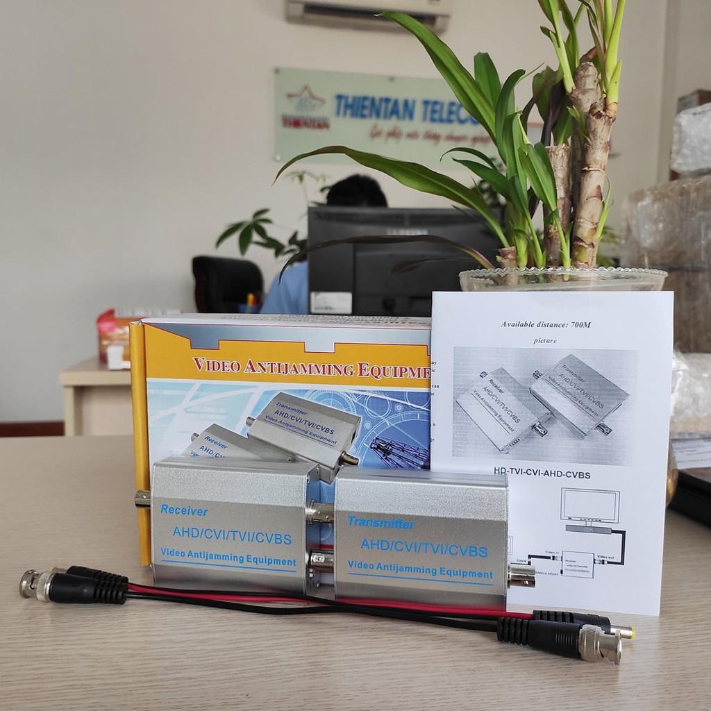 Bộ chống nhiễu,khuếch đại tín hiệu camera qua cáp đồng trục bnc