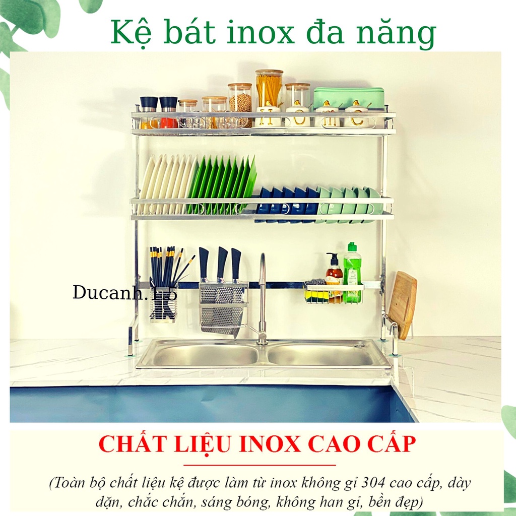 Kệ để chén bát đa năng inox không gỉ