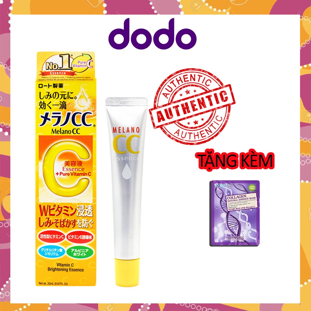SERUM VITAMIN C ROHTO MELANO CC HỖ TRỢ GIẢM THÂM MỤN CC MELANO