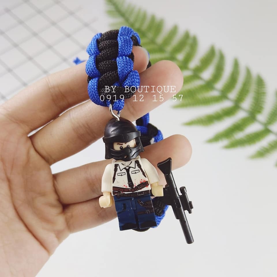 (15 mẫu: PUBG, SAMURAI, MINECRAFT...) Vòng tay PARACORD LEGO Ulzzang dây dù