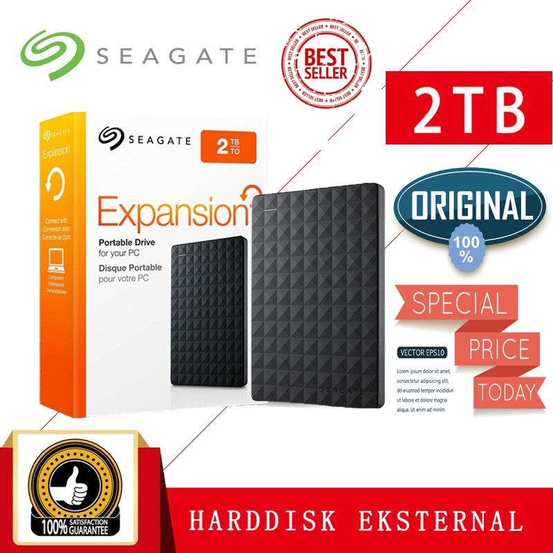 Ổ cứng di động HDD USB3.0 chính hãng Seagate 2TB 2.5 " thiết kế gọn nhẹ chất lượng cao