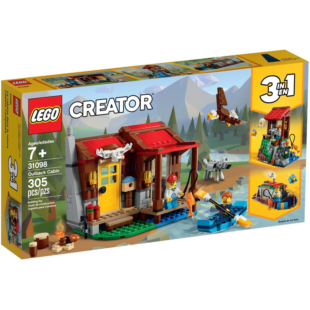 LEGO 31098 Creator - Nhà Gỗ Ven Hồ