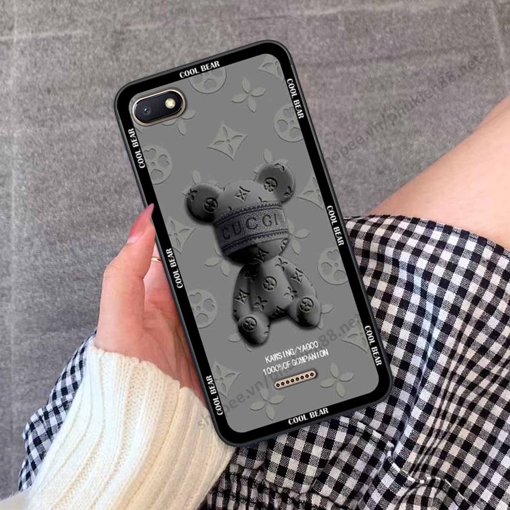 Ốp Xiaomi Redmi 4A / 5A / 6A bear, k@ws thương hiệu phong cách ốp lưng thời trang cao cấp