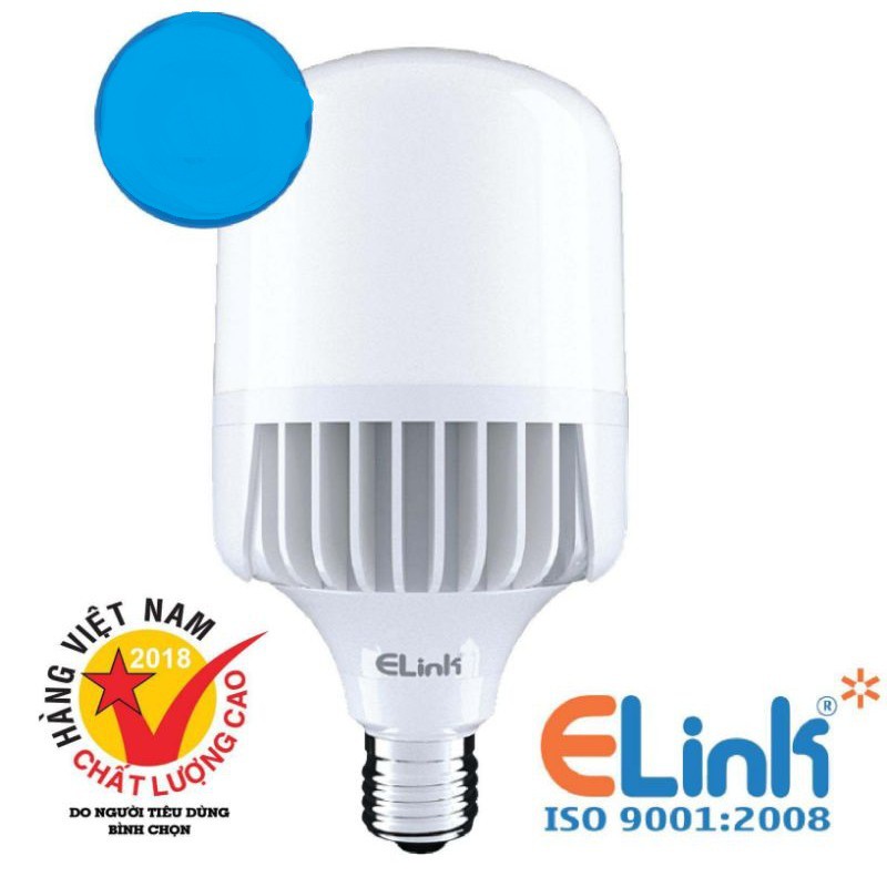 Bóng đèn led búp trụ cao cấp ELINK 10W - 15W - 20W - 30W - 40W - 50W - 60W ánh sáng trắng, Bảo hành 2 năm