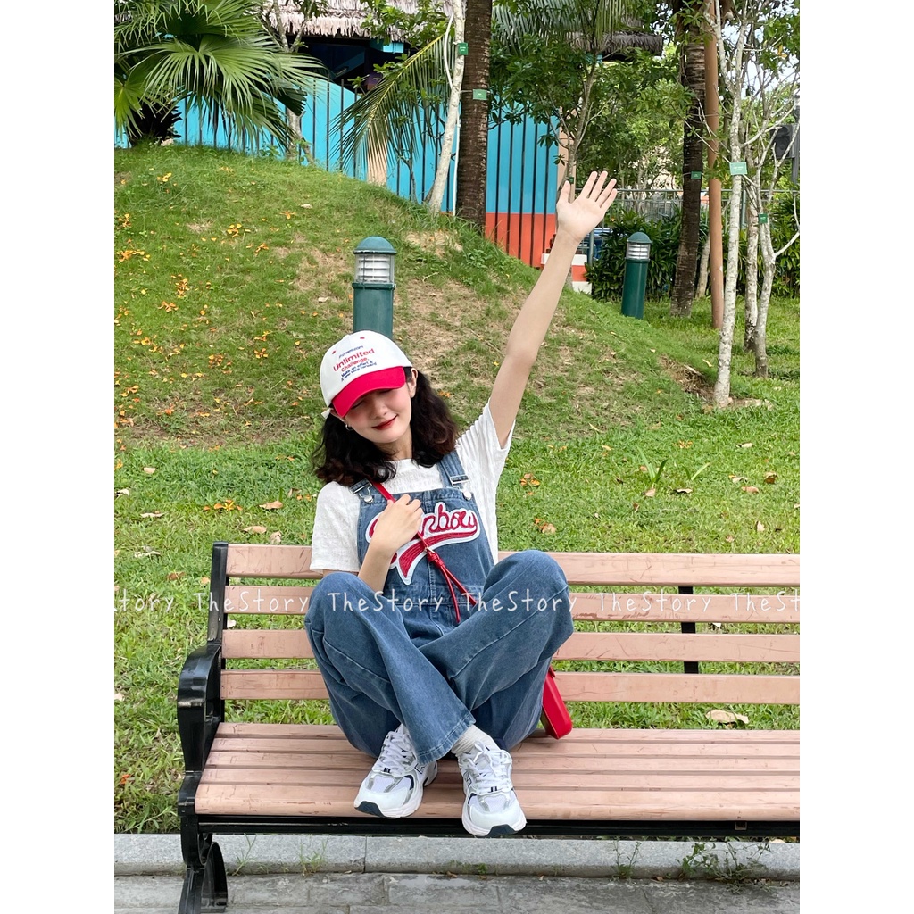 Quần yếm dài Rainbow  Q794