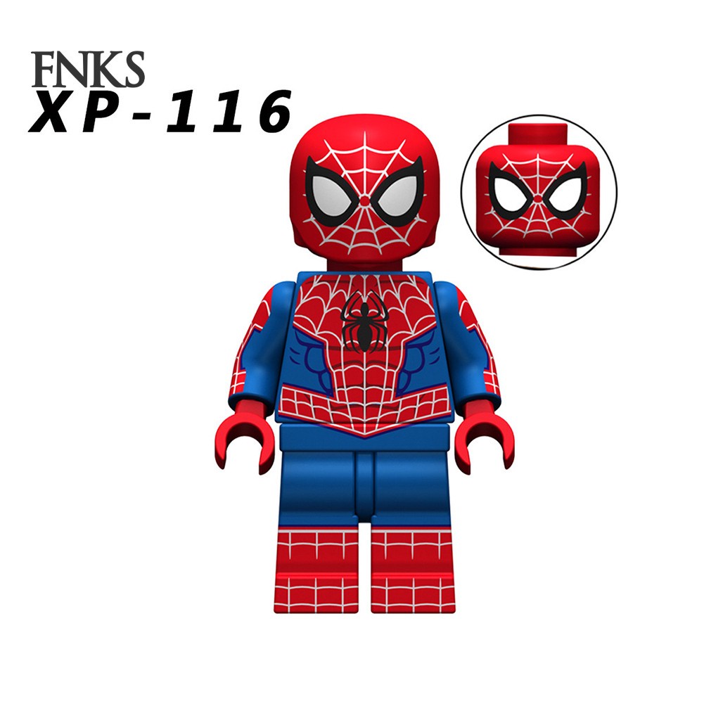 [Flash sale] Bộ 8 mô hình nhân Spider Man 5.08 cm lắp ráp LEGO cho bé