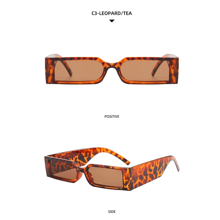 Kính mát gọng rộng phong cách hip hop 2021 sành điệu thời trang