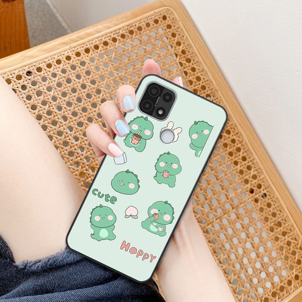 Ốp lưng oppo A15, A15s, A73, A93, A3s, F9 hình khủng long dễ thương