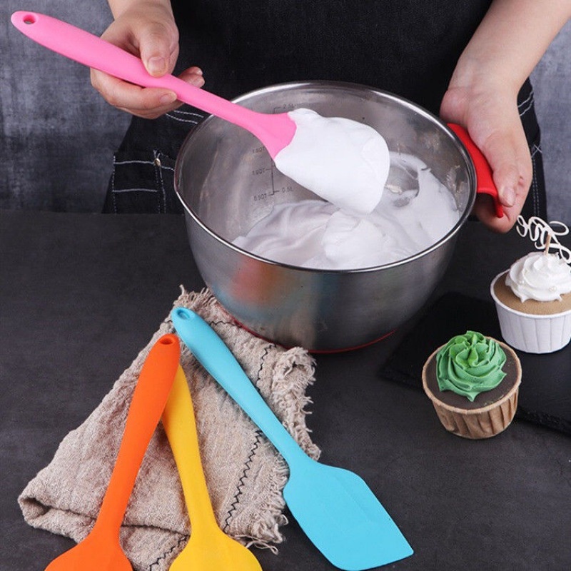 Dụng cụ làm bánh, spatula,phới silicon trộn bột, cây vét bột làm bánh