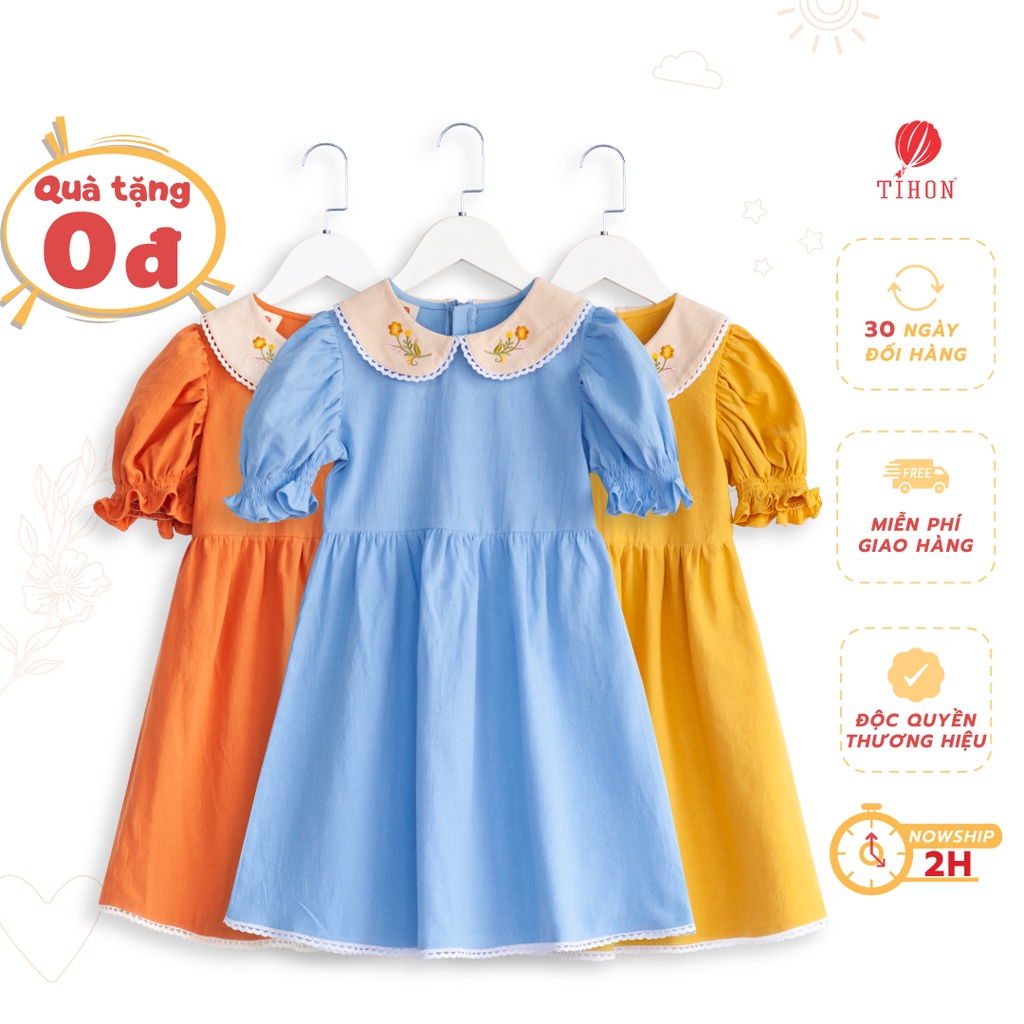 Váy Trẻ Em TIHON Phong Cách Hàn Quốc Chất Liệu Thân Thiện VT0750200