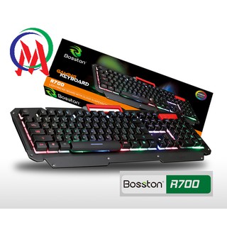 Bàn phím giả cơ bosston r700 led game