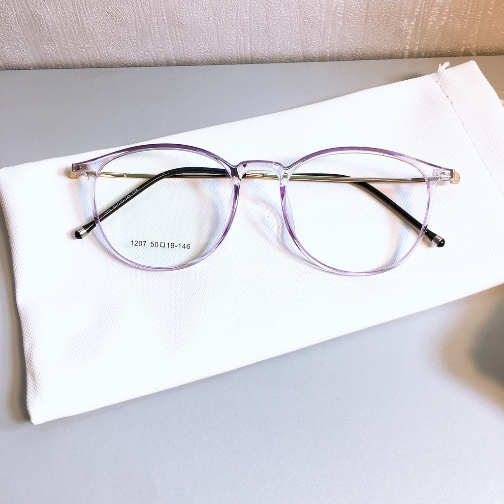 [Mã SKAMCLU7 giảm 10% cho đơn từ 0Đ] Gọng kính tròn 1207 kèm mắt cận viễn loạn | BigBuy360 - bigbuy360.vn