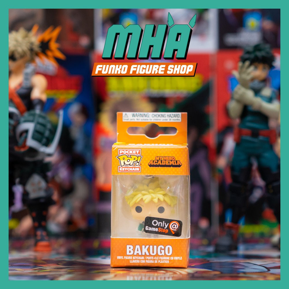 Chính Hãng Funko Pop Keychain My Hero Academia Bakugo Gamestop exclusive