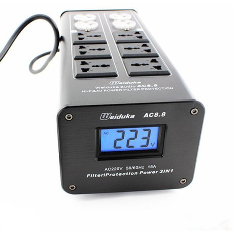 Bộ lọc nguồn điện sạch cho dàn âm thanh WEIDUKA AC 8.8