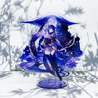Standee nhân vật Raiden Shogun trong game Genshin Impact