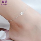 Lắc chân nữ thời trang hoa anh đào xinh xắn HHN-LC010 (Nhị Vàng)