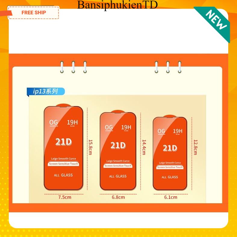 Kính Cường Lực Full keo iPhone 14, 13 , 13 Pro Max , 12 , 12 Pro Max , 11 , 11 Pro Max , Xs , Xs Max Siêu Bền, Siêu Cứng