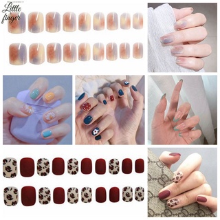 Bộ 24 móng tay giả trang trí nghệ thuật DIY