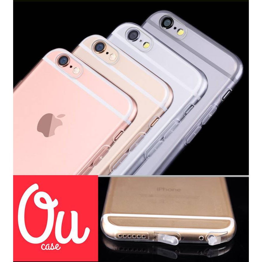 Ốp lưng dẻo TPU iPhone 6/ 6S hiệu OuCase - (Trong suốt)