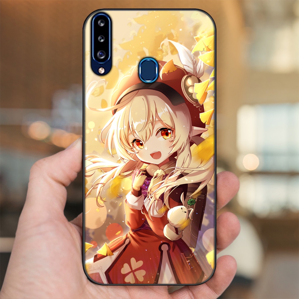 Ốp lưng Samsung A20S viền đen in hình Klee Genshin Impact