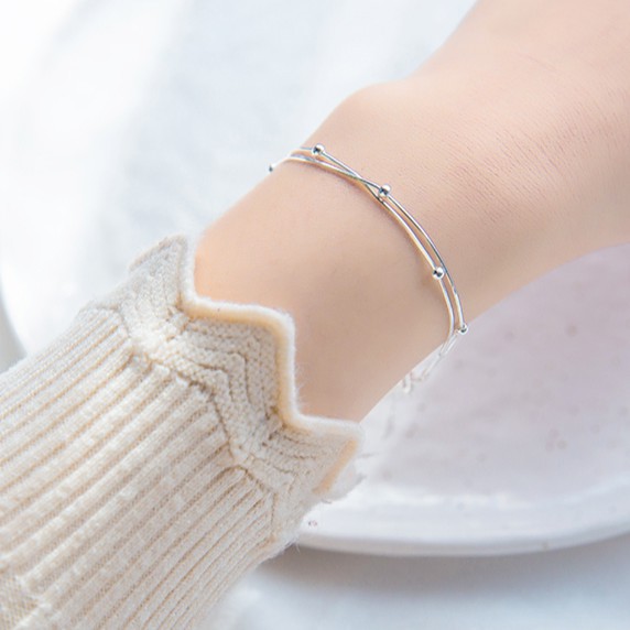 Vòng Tay Đính Hạt B116 Phong Cách Hàn Quốc Cho Nữ