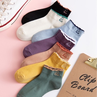 Set 10 đôi tất vớ nữ ngắn cổ amor nhiều màu