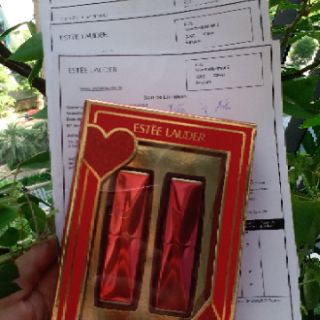 Set 2 son Estee lauder nội địa Pháp đủ bill