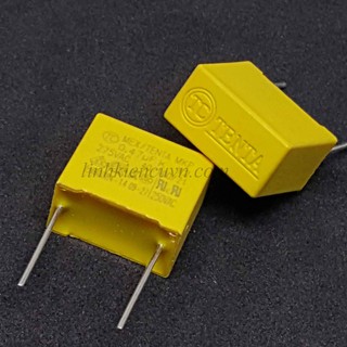 Tụ 0.47uF 275VAC TENTA màu vàng