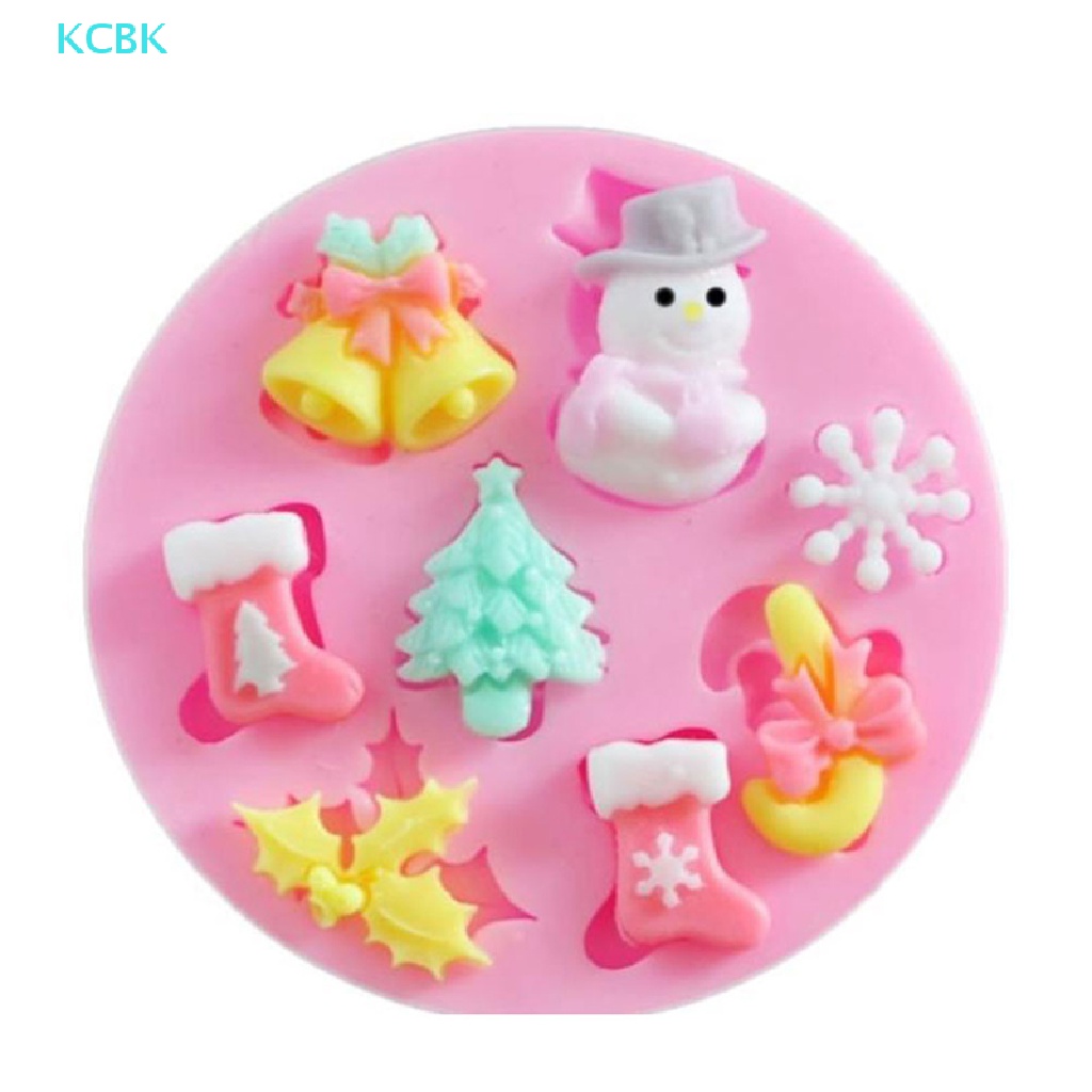 Khuôn silicone Tạo Hình Làm Bánh Kẹo / Xà Phòng Hình Người Tuyết DIY