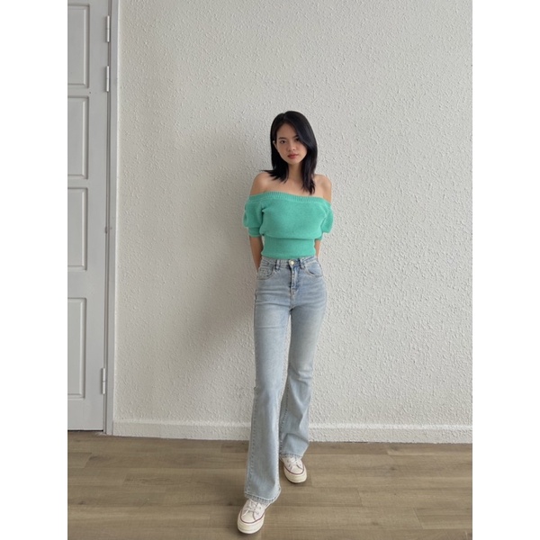 Áo trễ vai bo chun Fancy