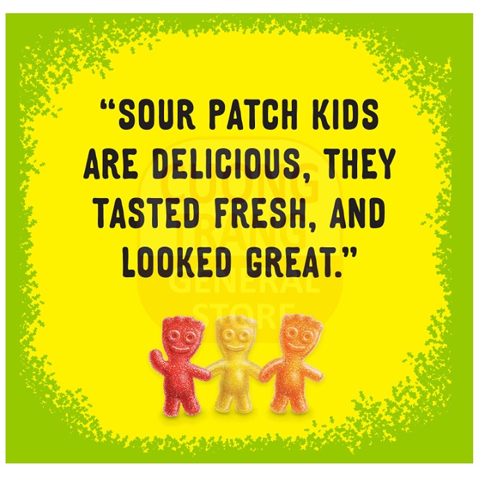 Kẹo sour patch kids soft and chewy candy 141g,56g