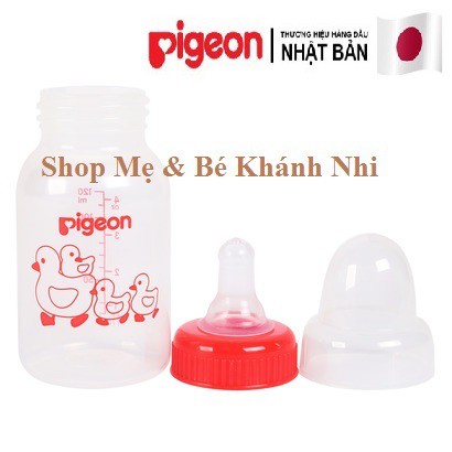 Bình sữa Cổ Hẹp Pigeon 120ml Nhựa PP Tiêu Chuẩn