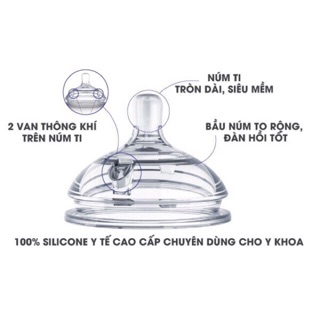 [Tặng tay cầm] Bình sữa como siêu mềm 150ml / 250ml CHUẨN