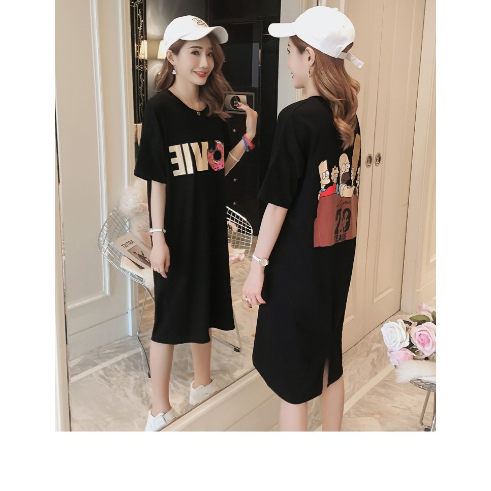 V101 Đầm big size váy bigsize chất cotton dành cho người mập thời trang bigsize SẴN M