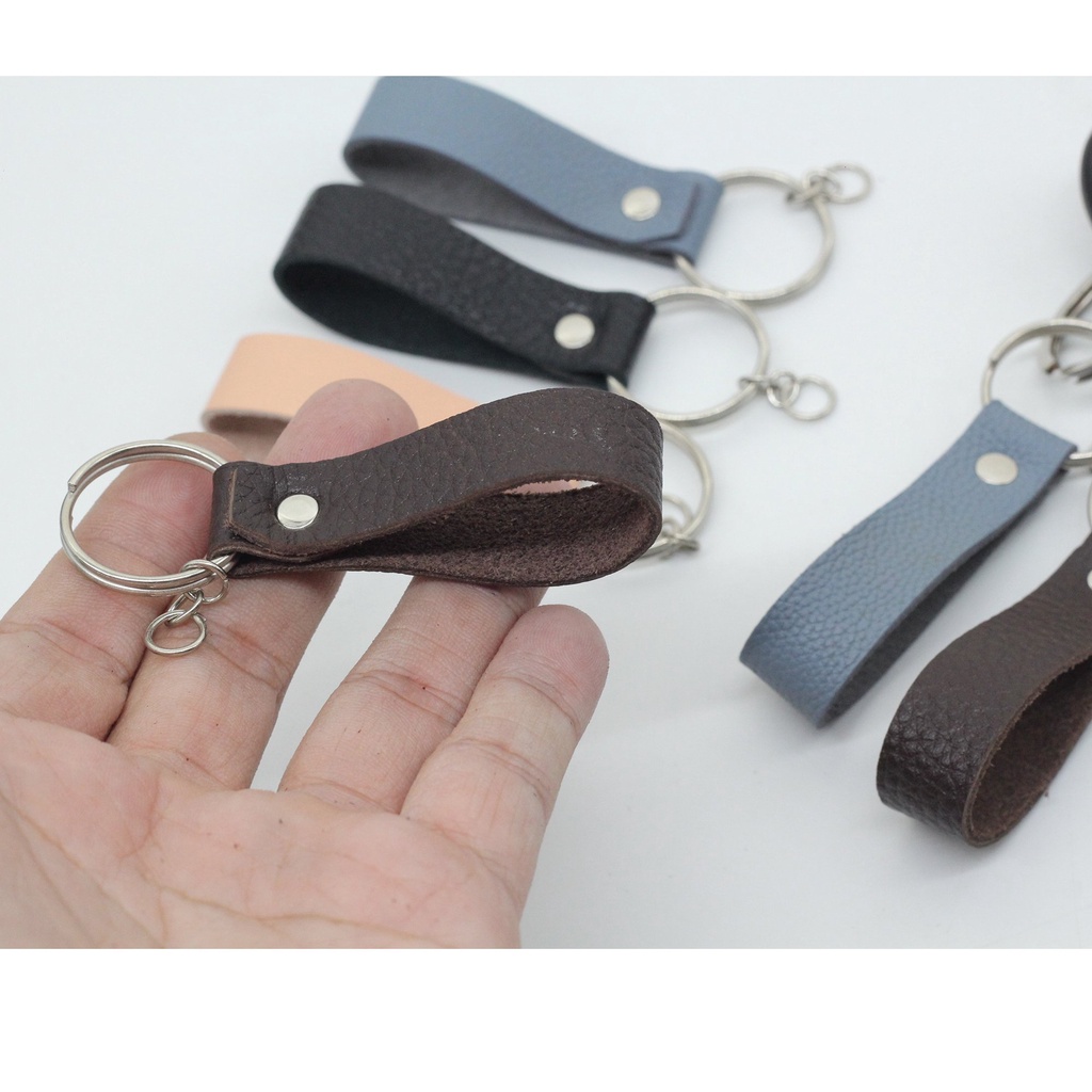 Móc Khóa Đẹp, Móc Khóa Da Bò Thật 100% Đeo Quần