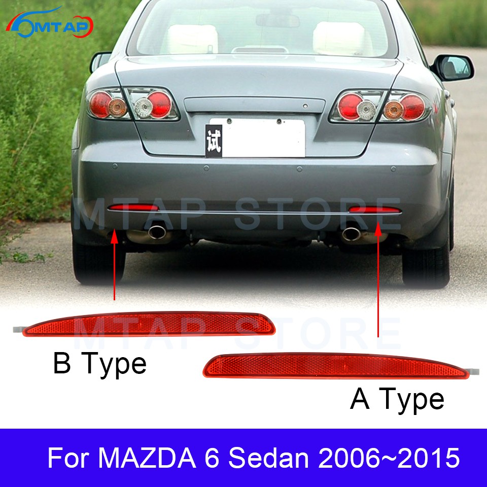 Đèn Sương Mù Gắn Cản Sau Xe Hơi mazda 6 m6 sedan wagon mps gy 2002 2003 2004 2005 2006 2007 2008 2009 2010-2015