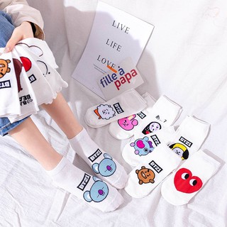 Tất len bt21 bts hàng dày dặn tất len mùa đông