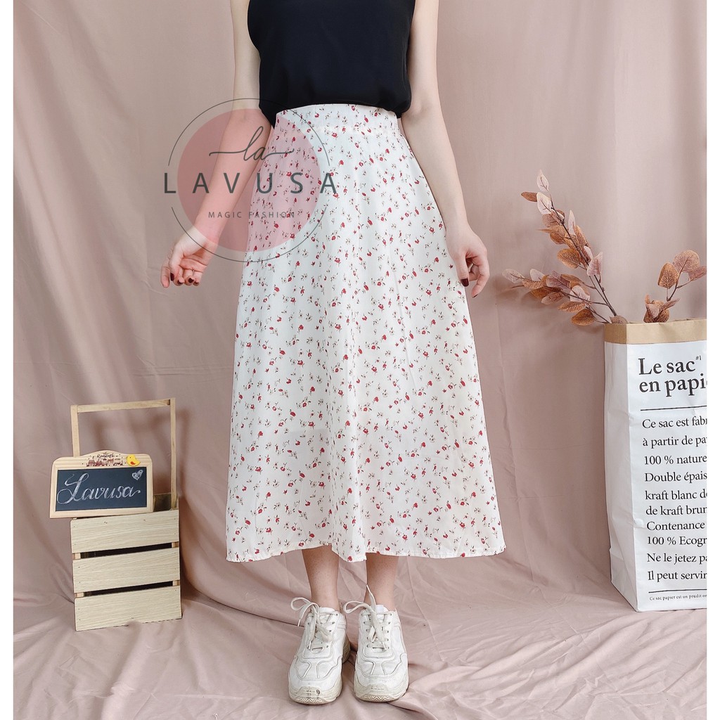 Chân Váy Hoa Nhí Vintage Nhiều Màu Hàng Quảng Châu 💖 𝘍𝘳𝘦𝘦𝘴𝘩𝘪𝘱 💖 Chân Váy Dài Vintage 2 Lớp [ Ảnh Thật / Video] CV27 | BigBuy360 - bigbuy360.vn