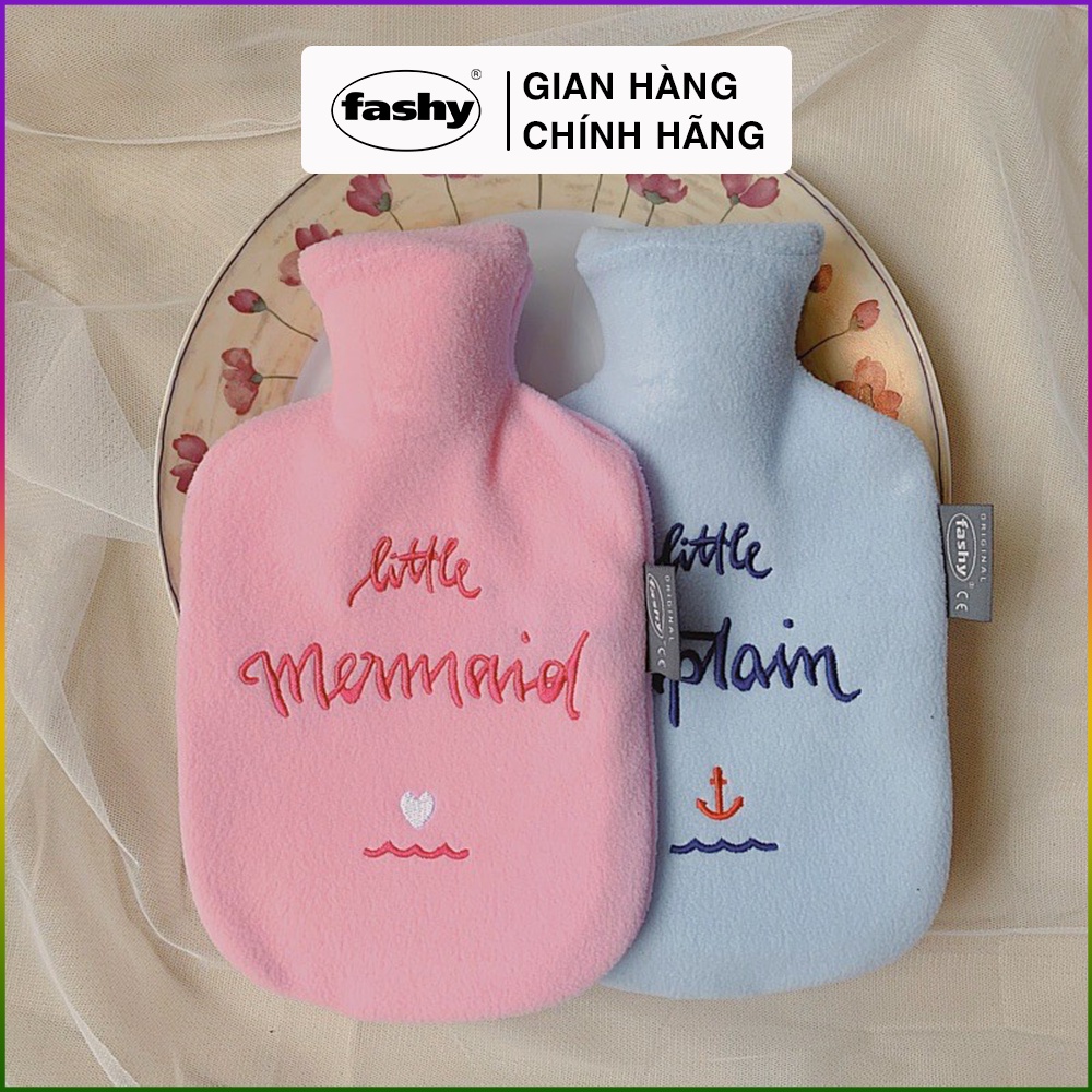 Túi chườm nóng/lạnh trẻ em Fashy Bọc Lông Cừu từ Đức giữ ấm, giảm đau tự nhiên