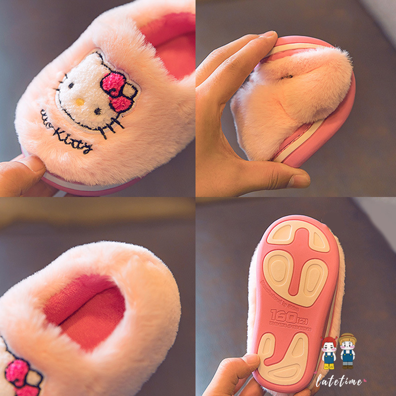 Dép Mang Trong Nhà Hình Hello Kitty Dễ Thương Xinh Xắn Cao Cấp