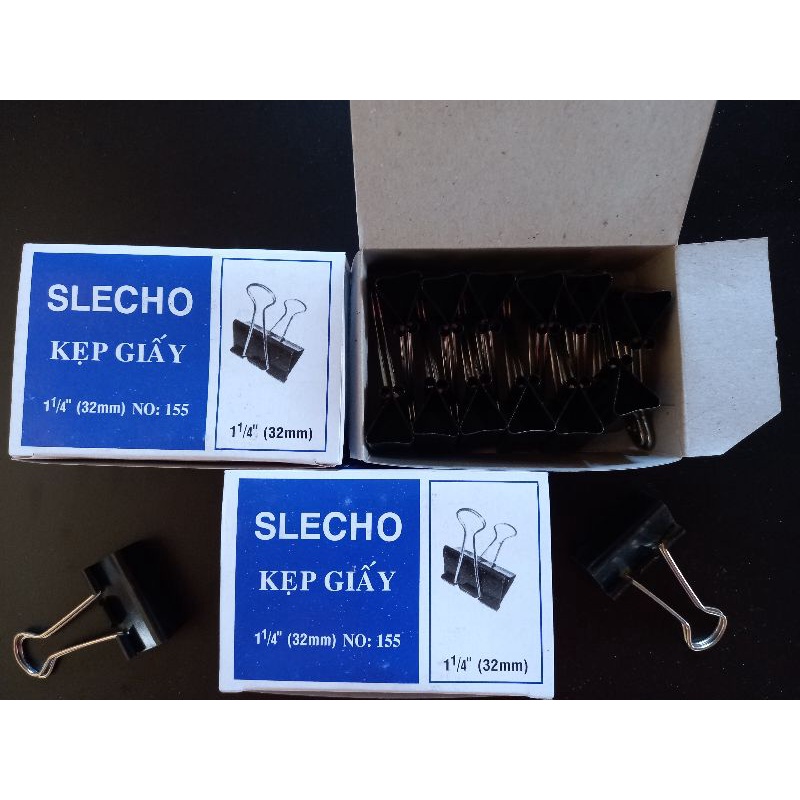 KẸP BƯỚM, KẸP GIẤY,KẸP TÀI LIỆU,KẸP FILE,KẸP GIẤY VẼ,SLECHO 32mm