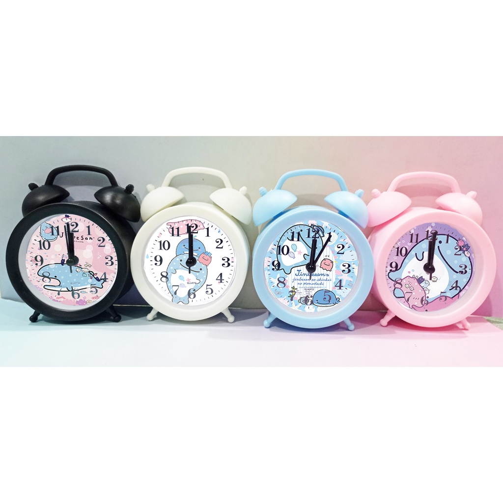 Đồng hồ báo thức tfboys tròn chuông ĐHT5 trần tình lệnh hoàng đế mèo capoo usagyuuun jinbeisan gấu thỏ cherry hoa nhí