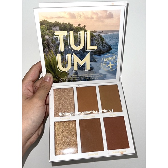 Bảng phấn khối highlight má hồng