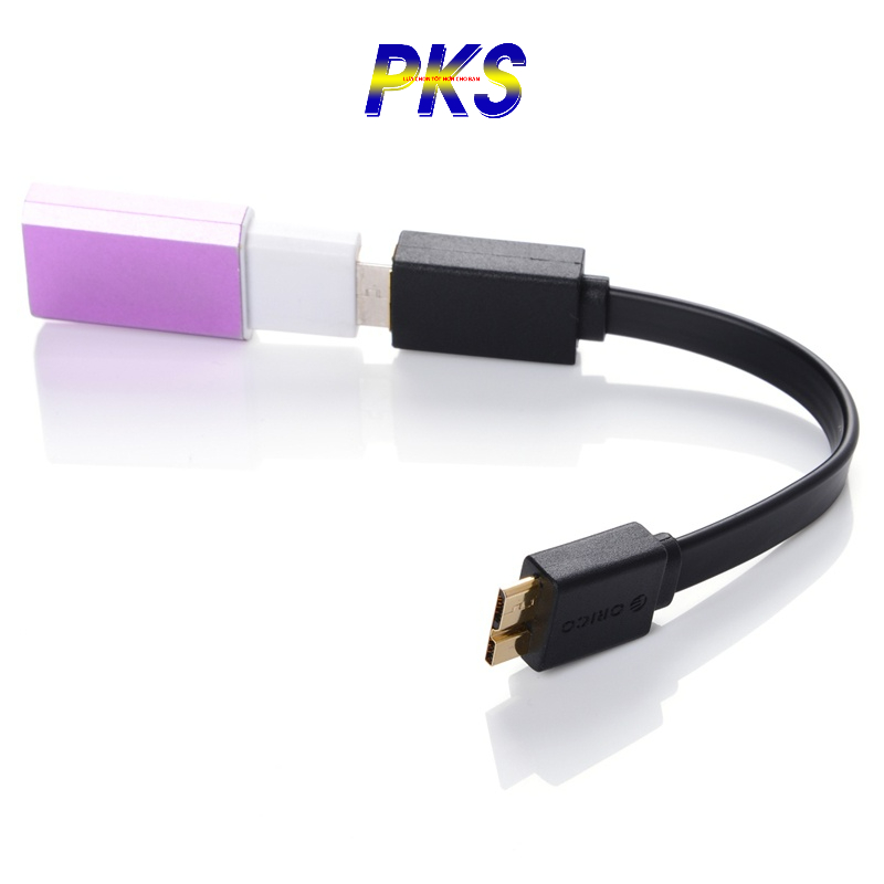 Cáp chuyển đổi Micro B sang USB 3.0 OTG Orico COF3 Dài 15cm Tiện Dụng